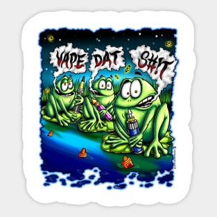 Vape Dat SH!T (Light Shirt) Sticker